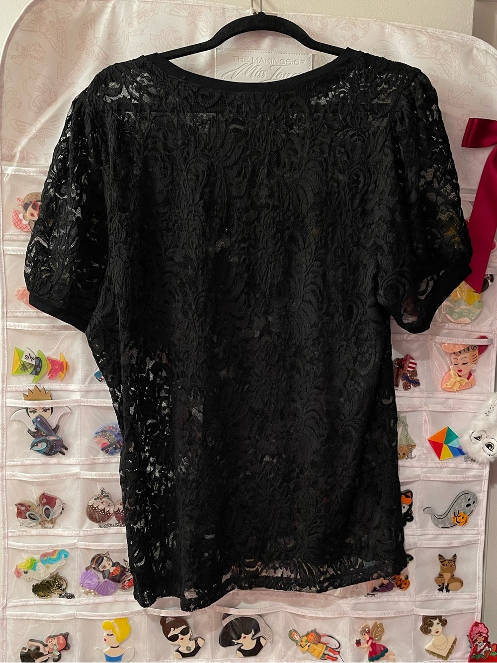 NWOT Torrid black lace top - Picture 8 of 14